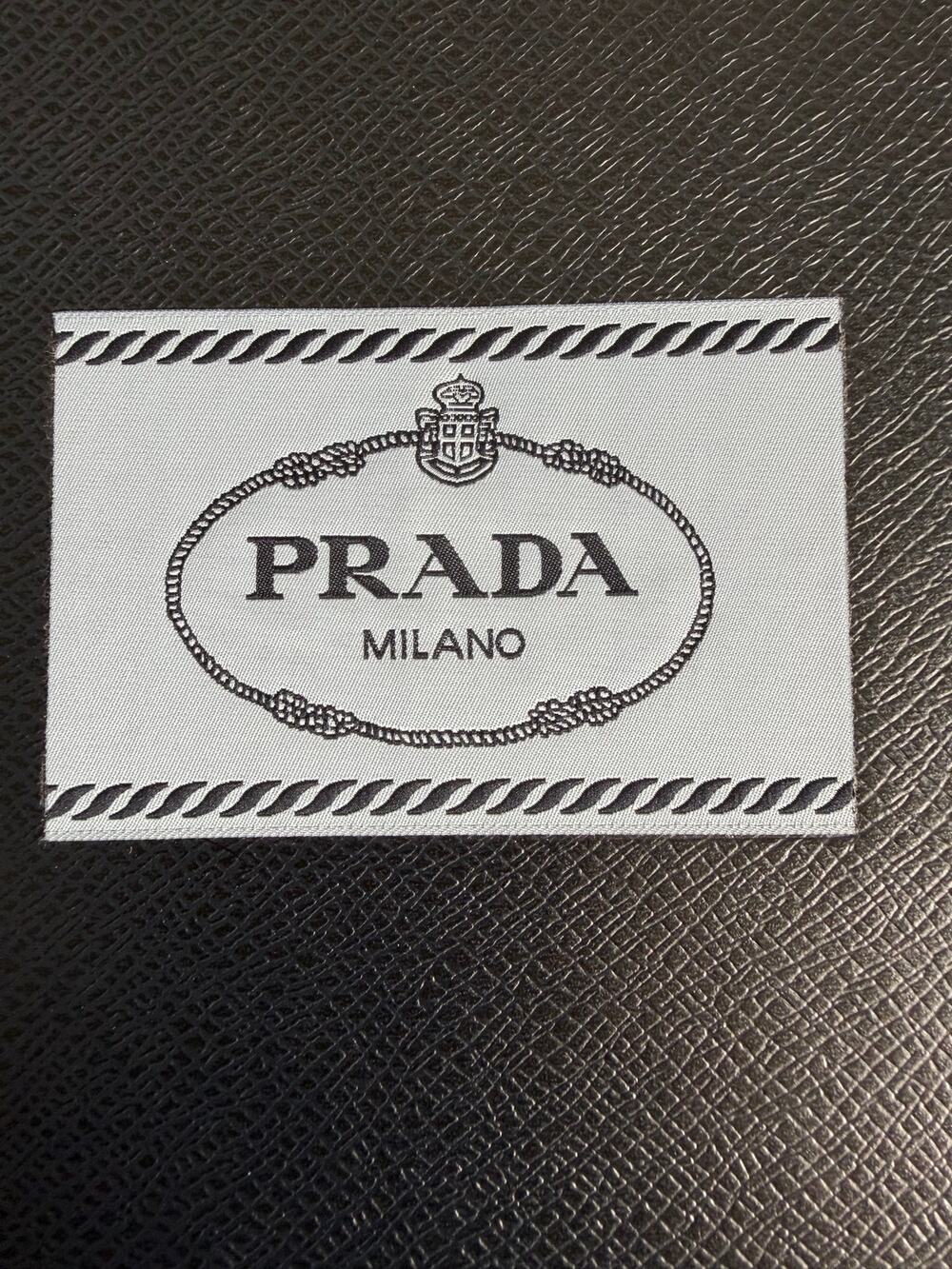 Prada Milano with Logo Gift Box 12 x 10 x 4.5 inches with Lid Black